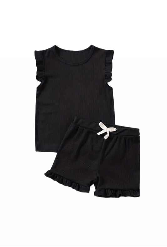 Onyx Two-Piece Shorts Set