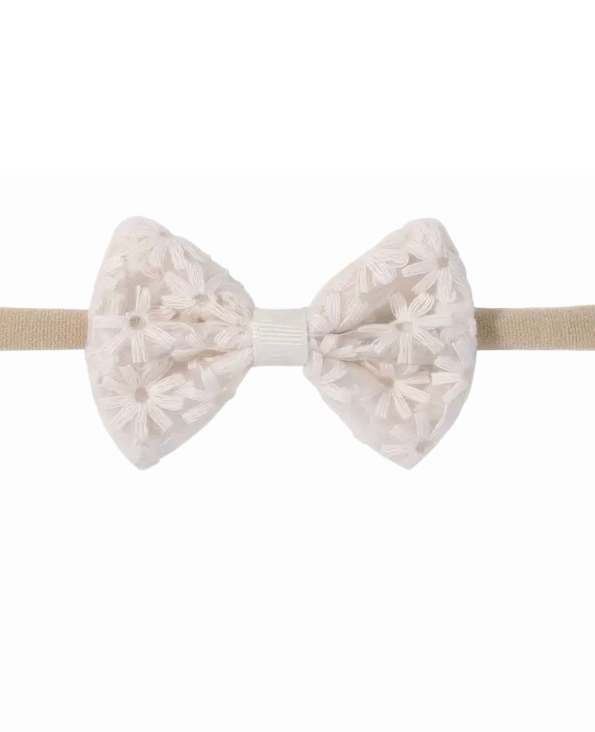 Embroidery Bow Headbands